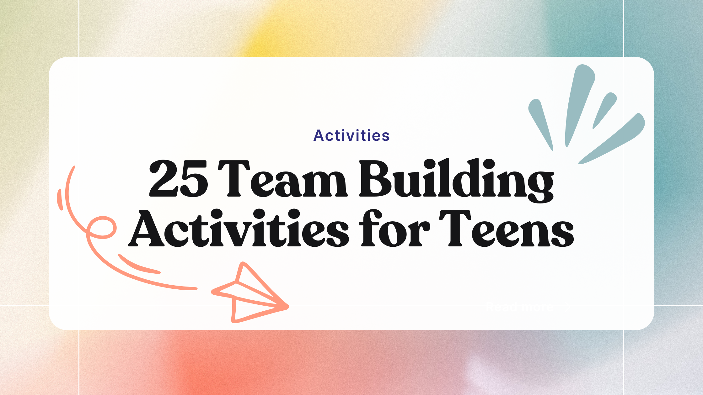 25 team building activities for teens