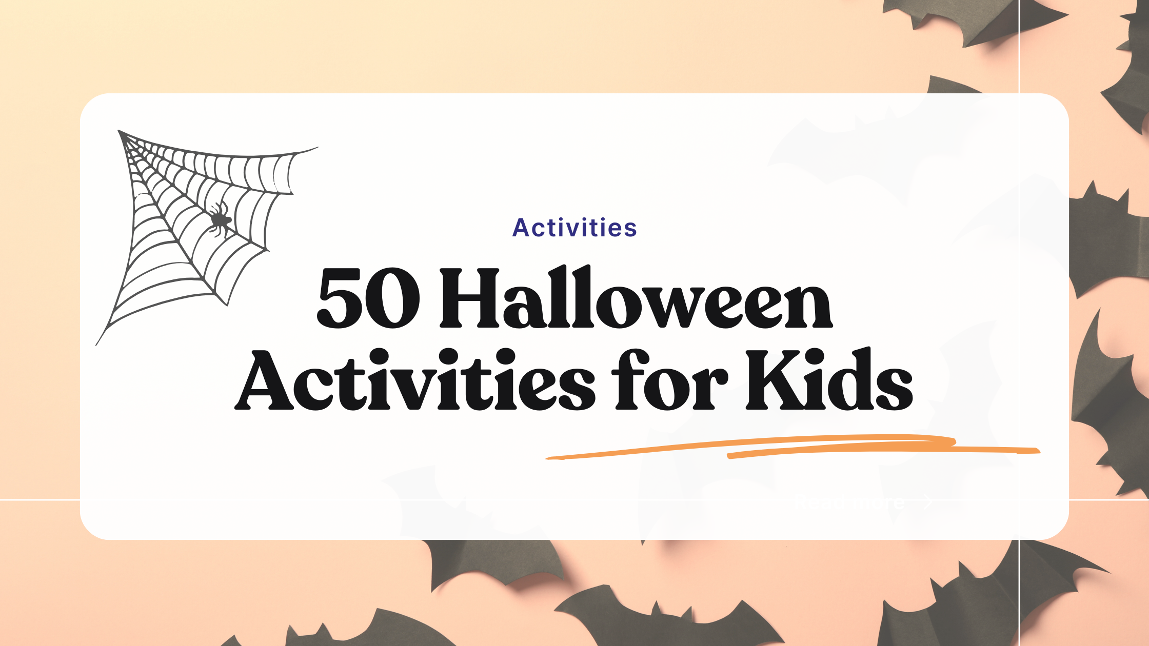 50 Halloween activities for kids