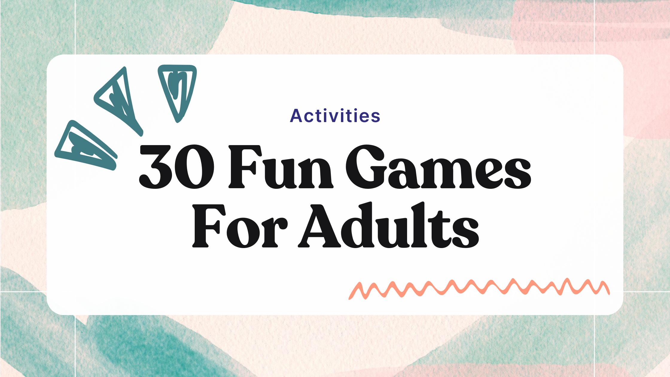 30 fun games for adults