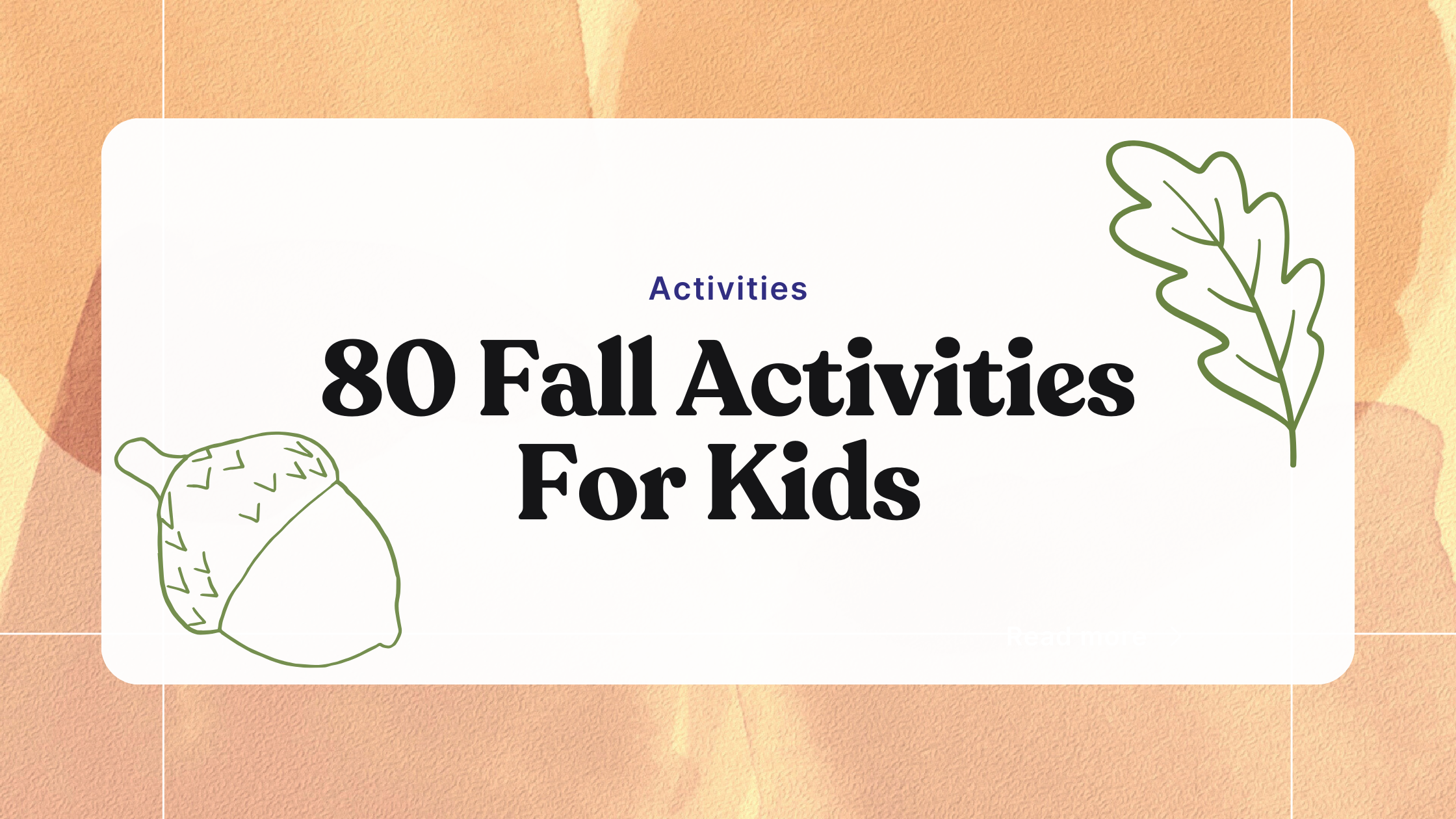 80 enchanting fall activities for kids