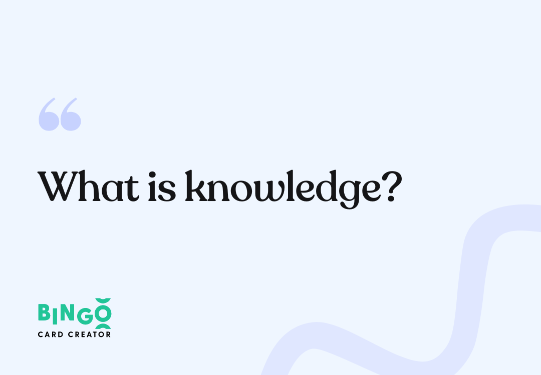 what is knowledge quote