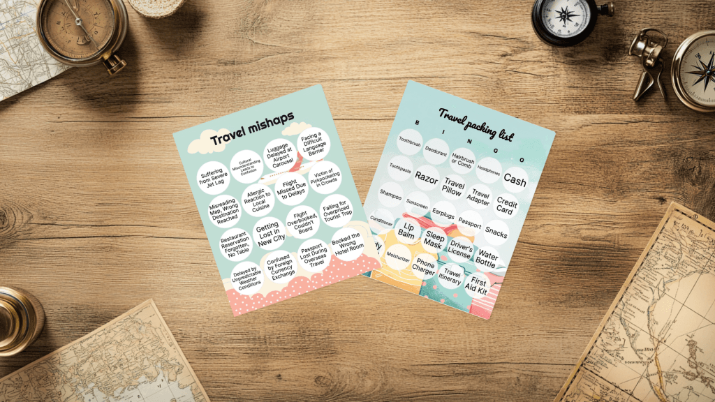 travel bingo 