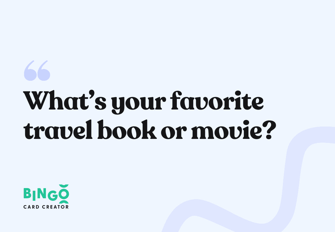favorite travel book or movie 