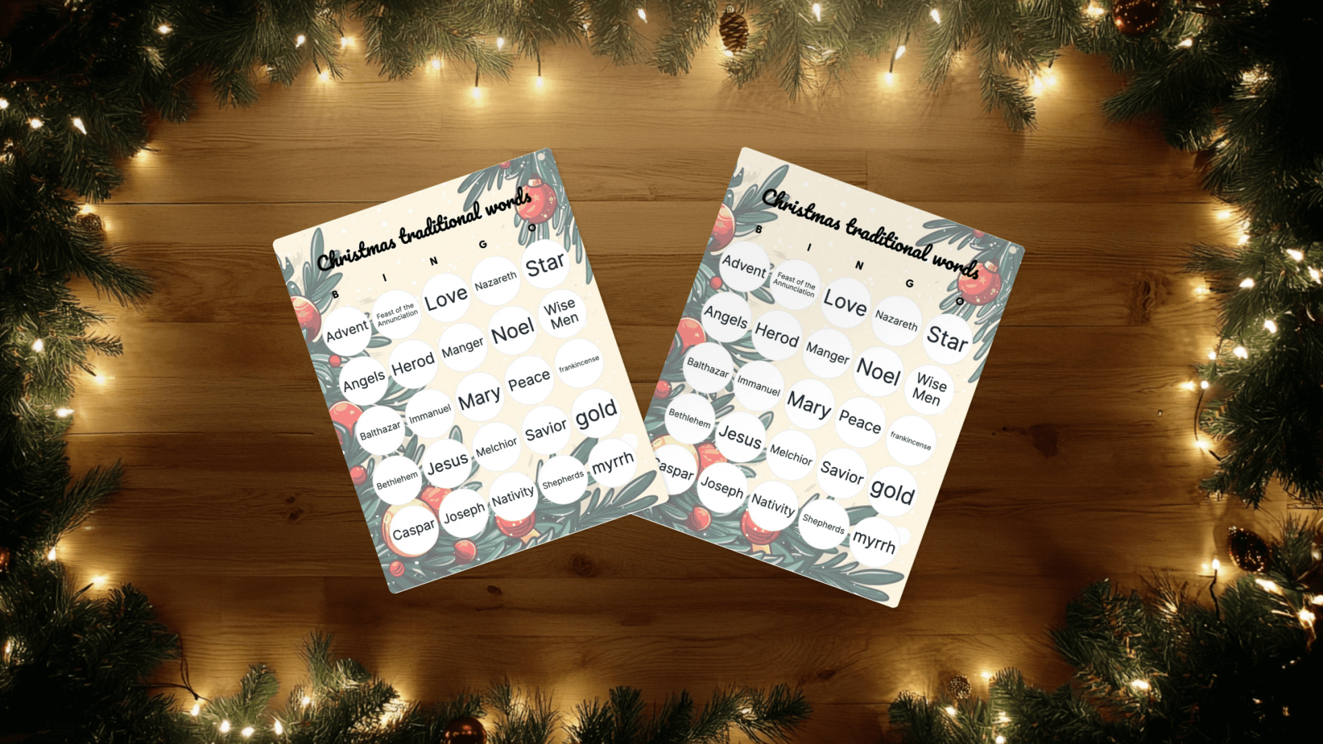 christmas traditional words