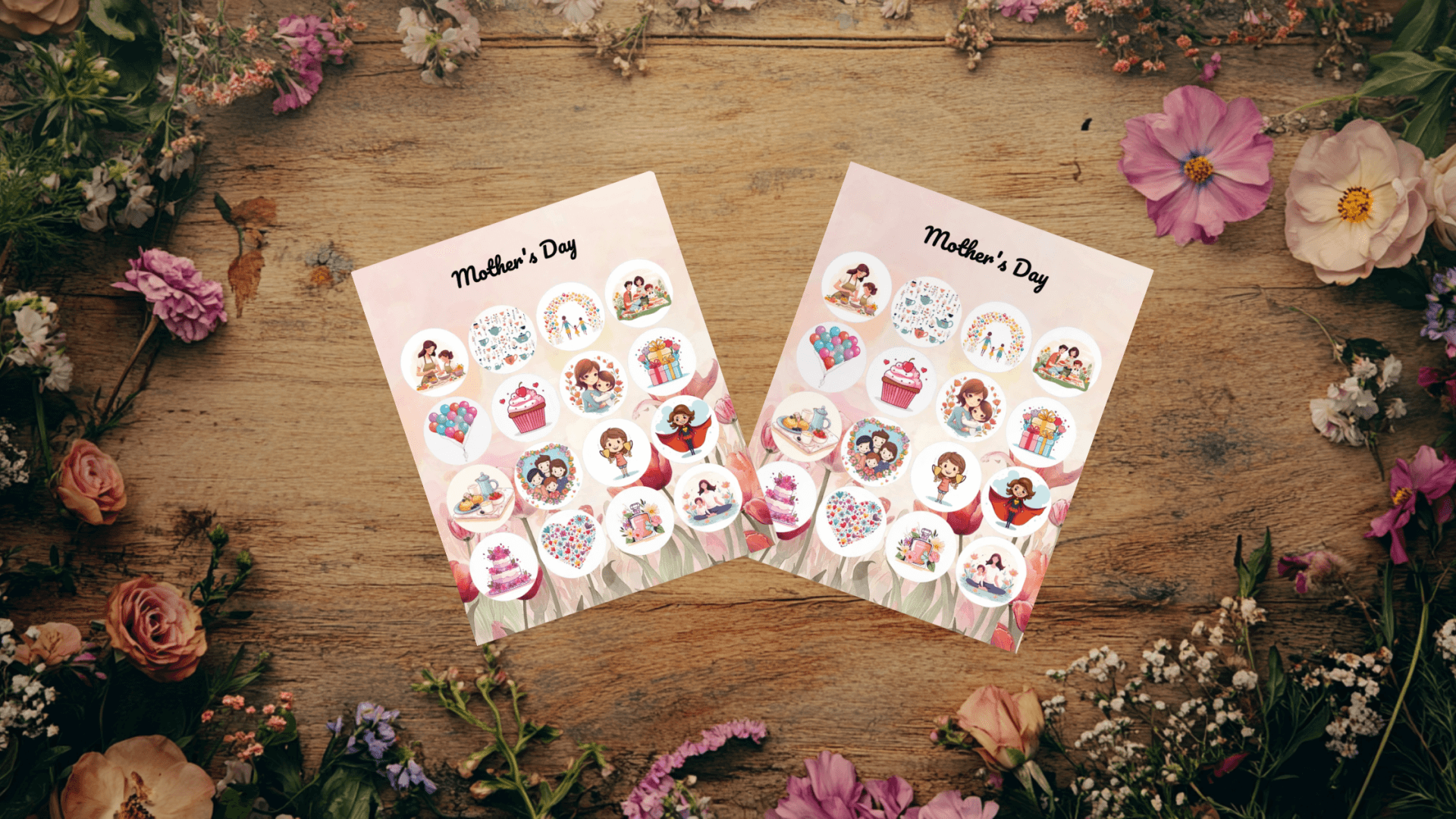 mothers day bingo cards