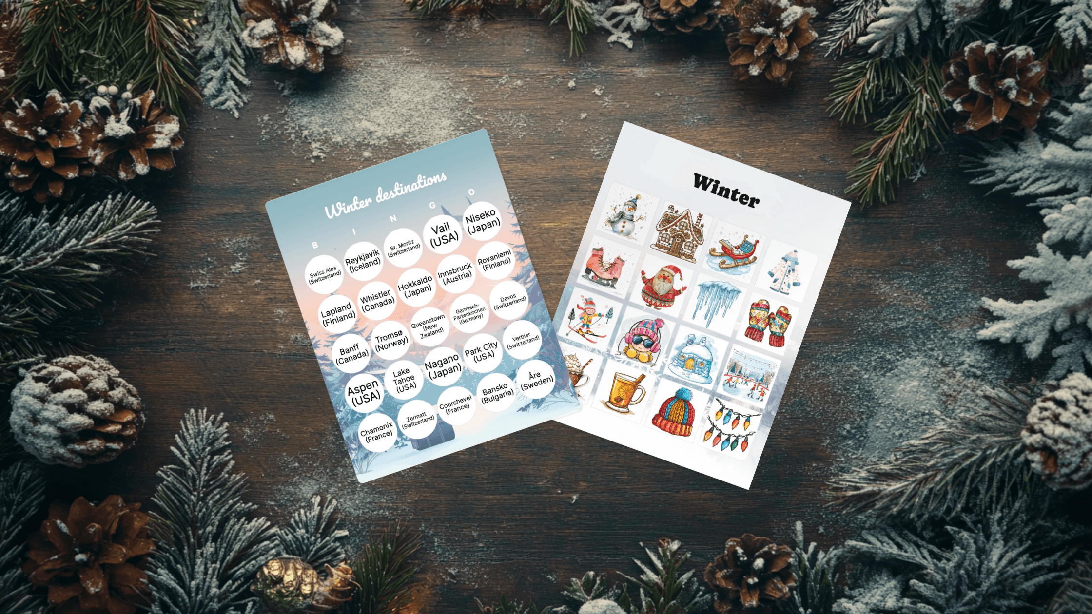 winter wonderland bingo