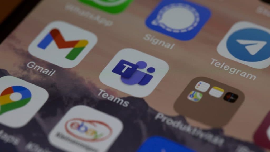 iphone screen with icons on screen