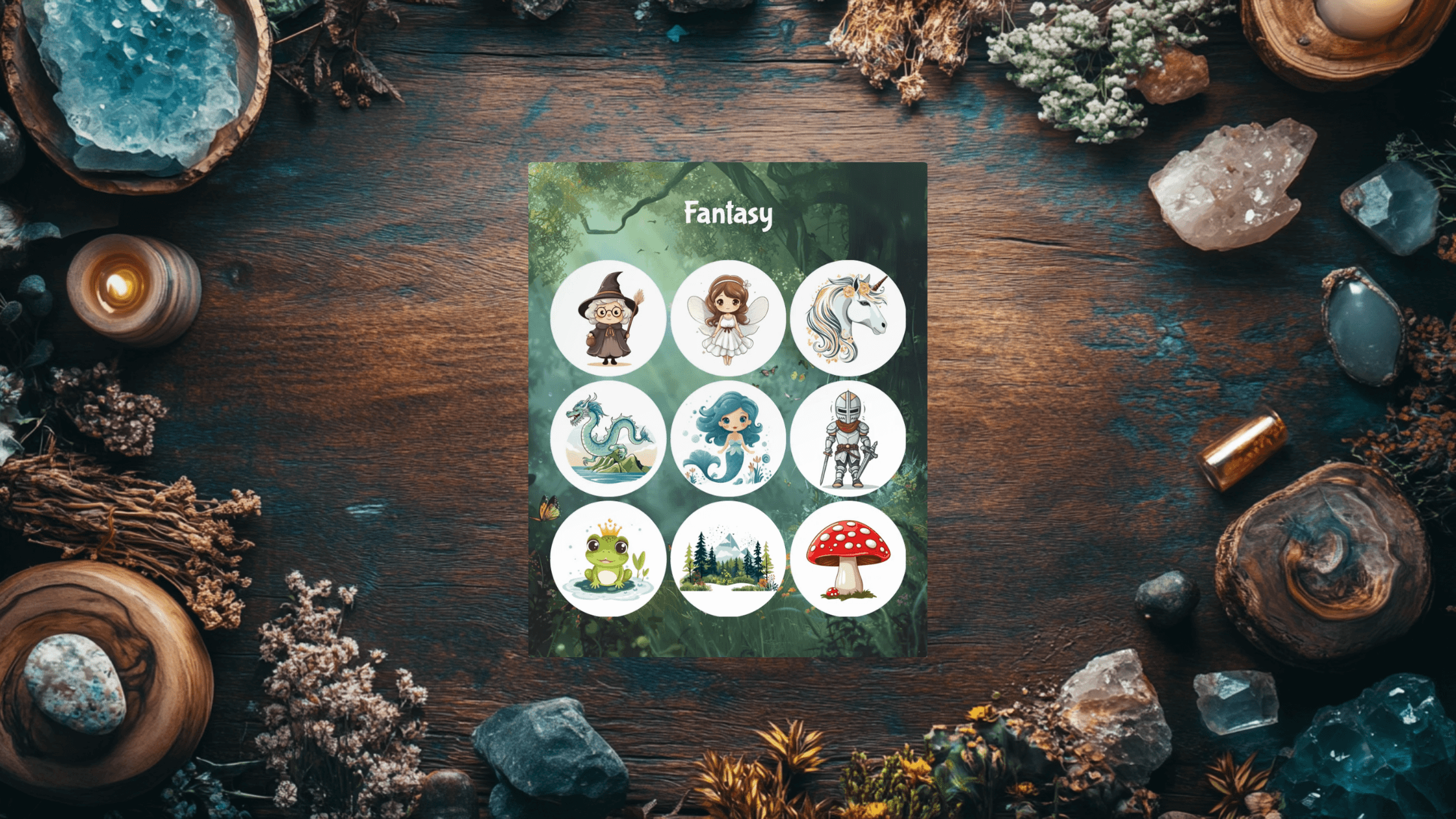 fantasy bingo card