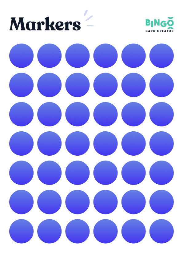 dark blue markers