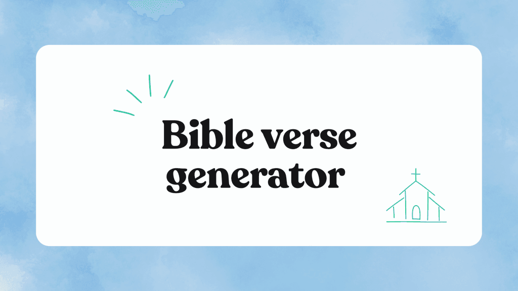 bible verse generator