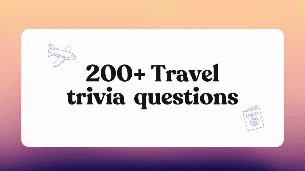 travel trivia questions