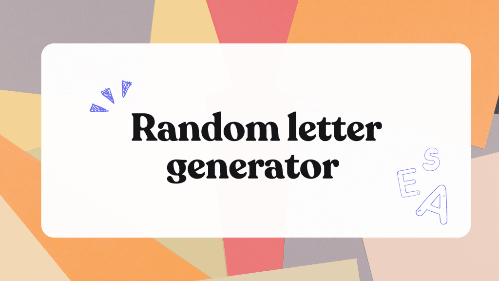 random letter generator