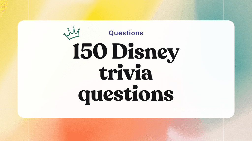 disney questions