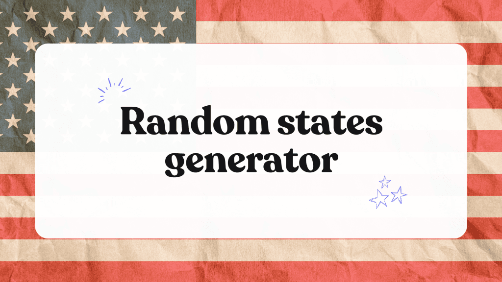 random states generator