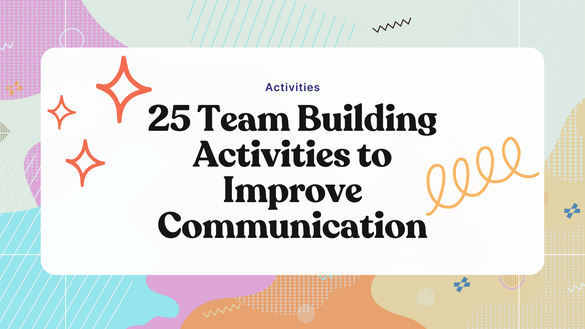 25 fun team-building activities for improving communication