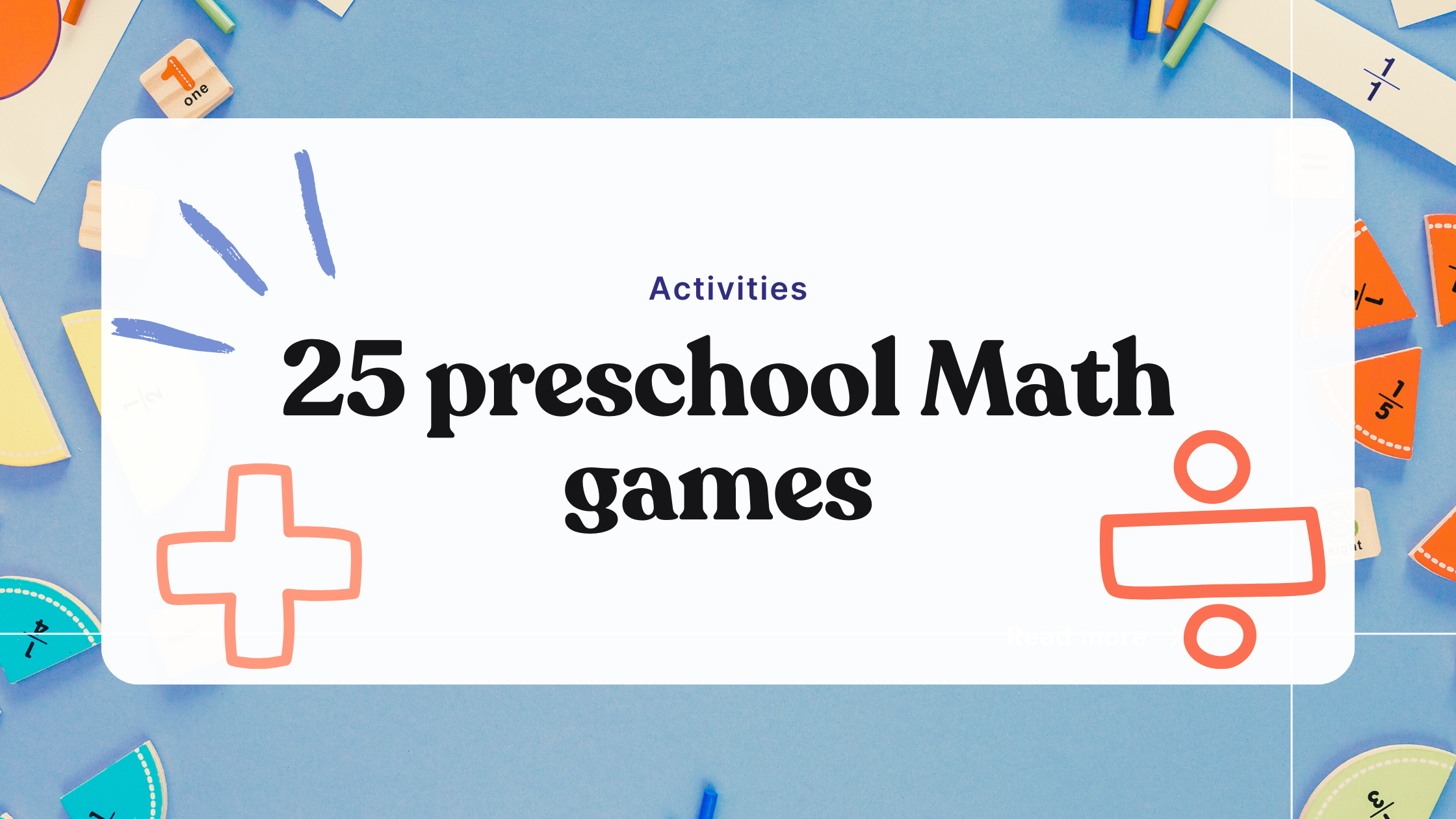 25 preschool math games for mathematicians-in-training