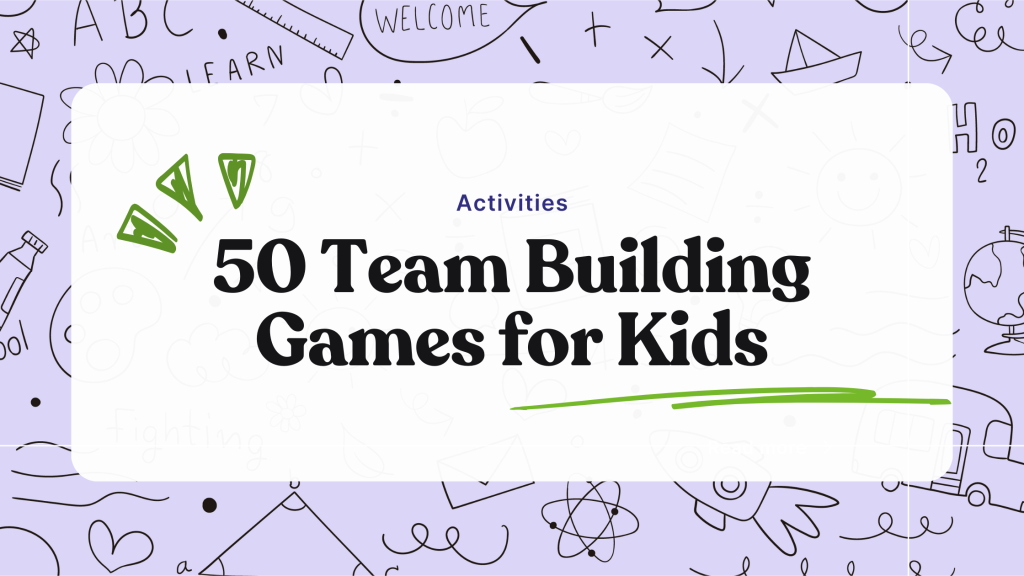 team building activities for kids