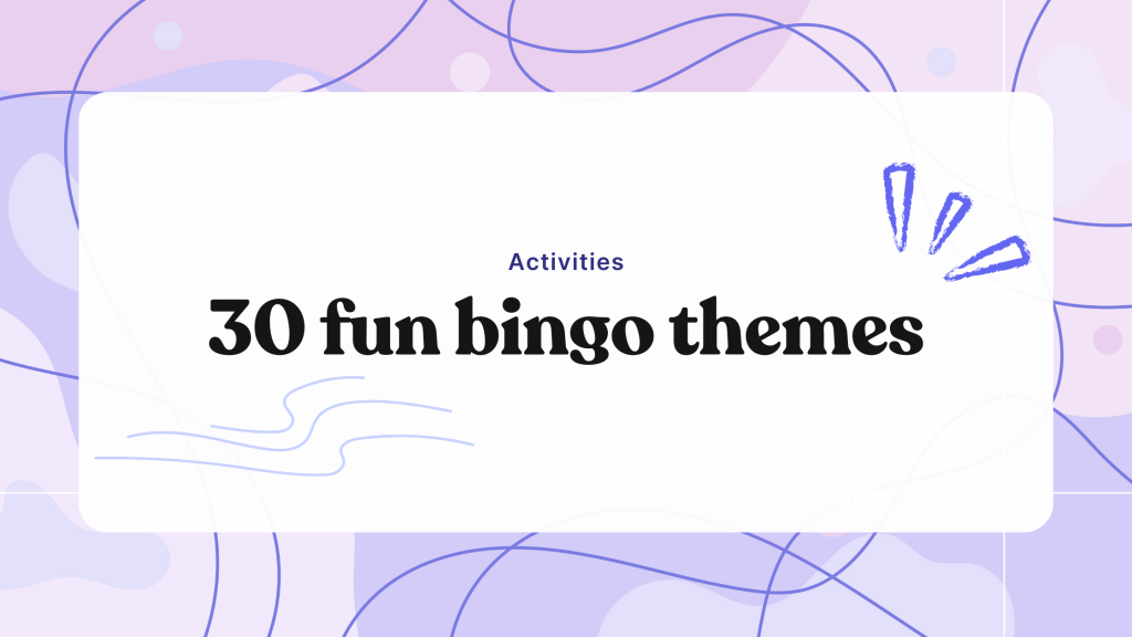 30 fun bingo themes