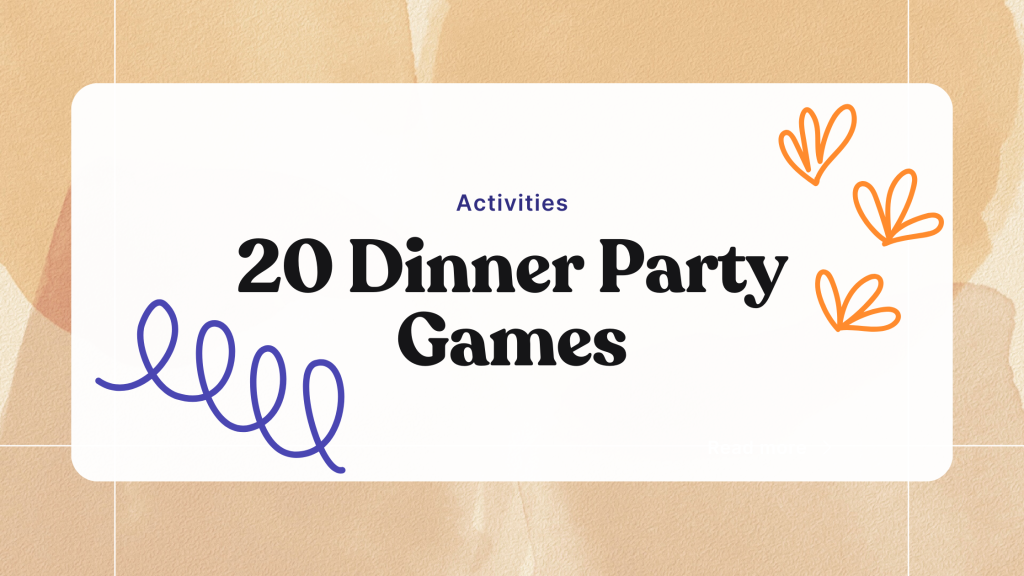 20 delightful dinner party games