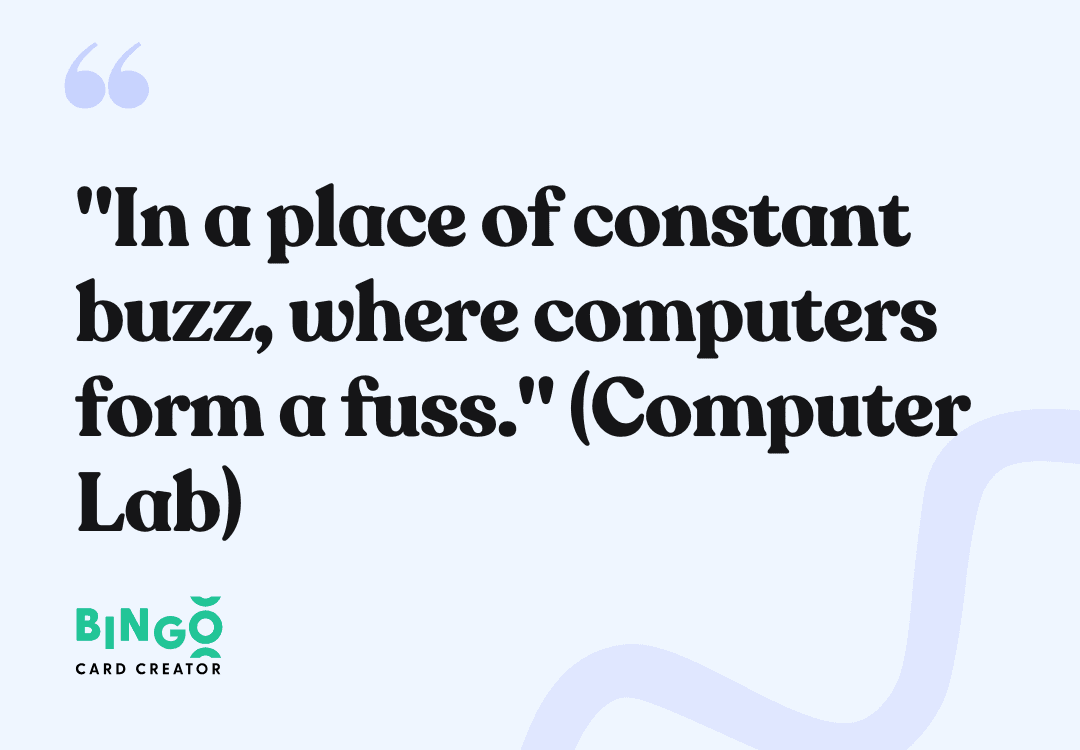 computer lab clue
