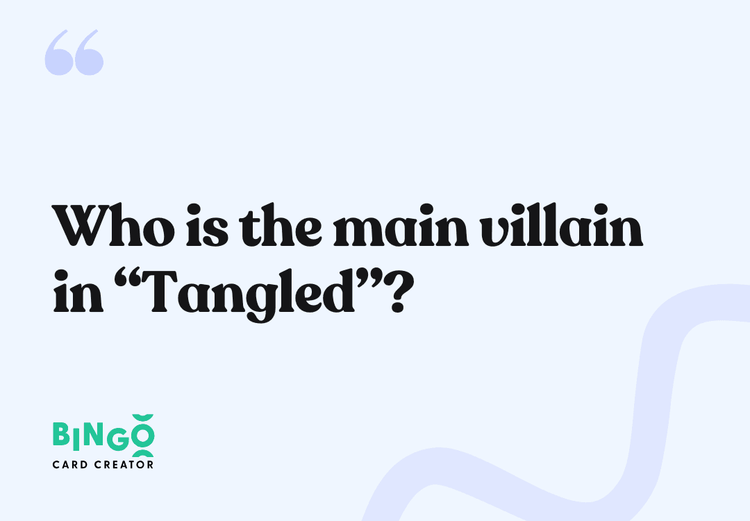 main villian tangled