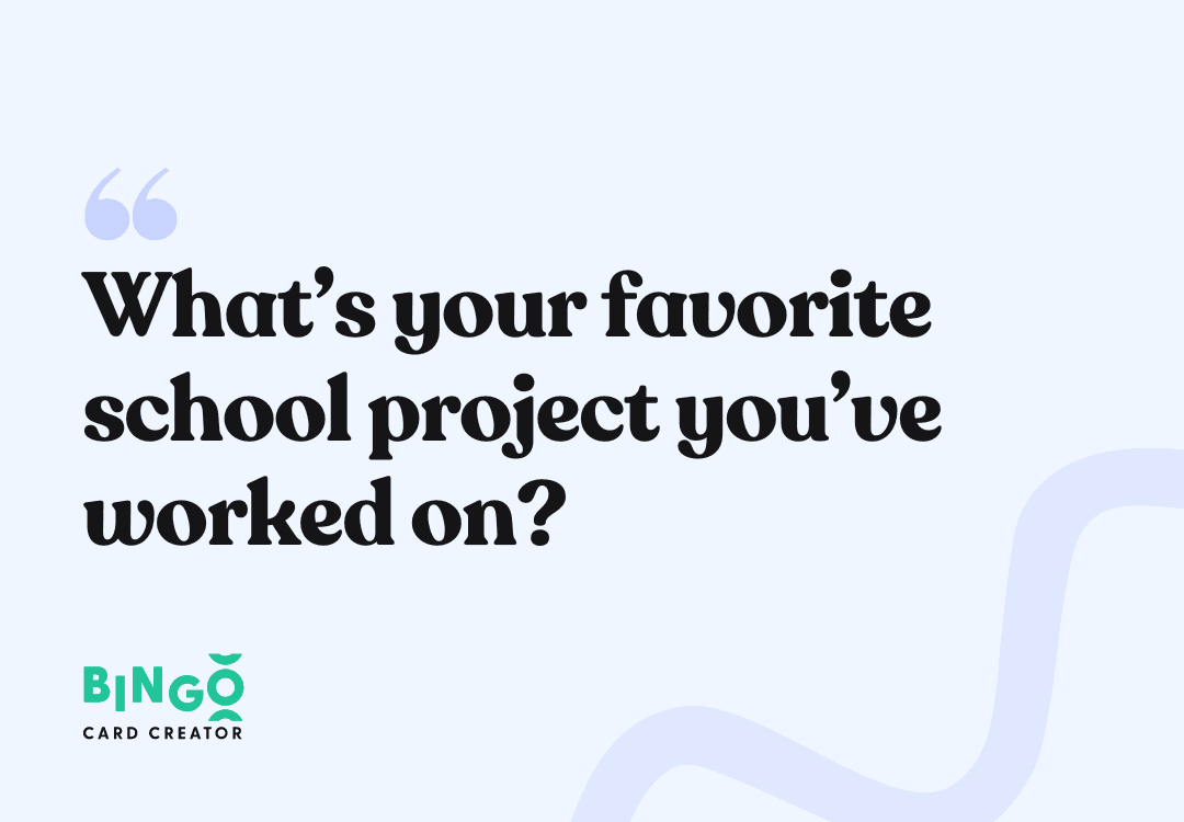 favorite school project