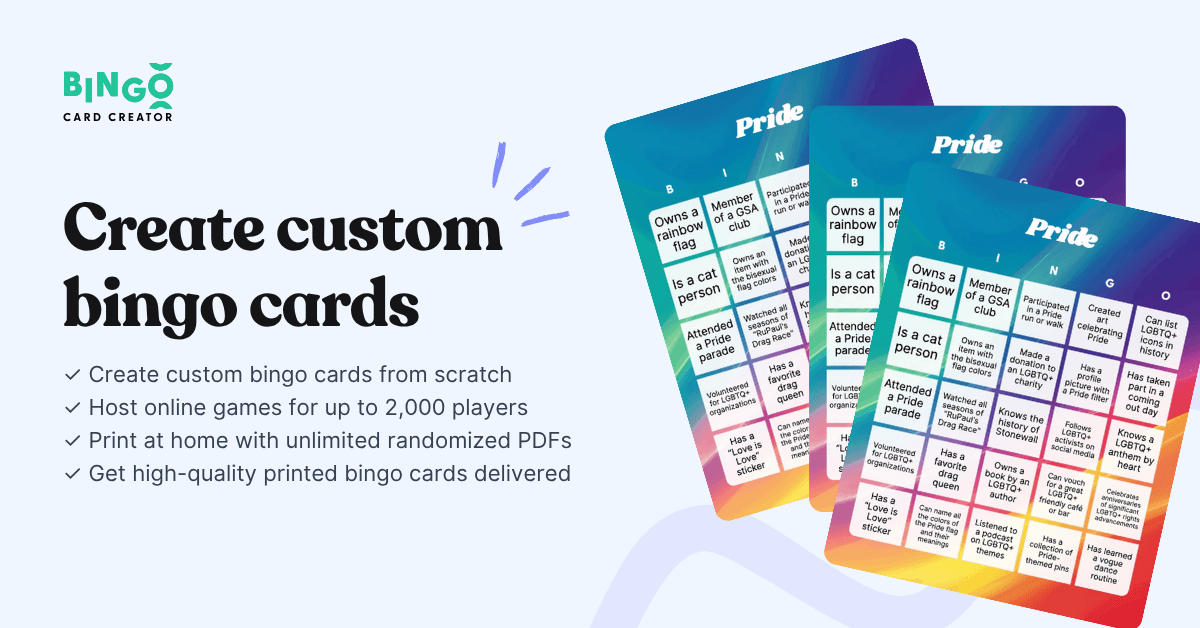stacked pride cards