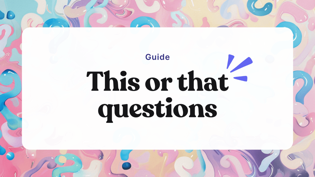 500+ this or that questions