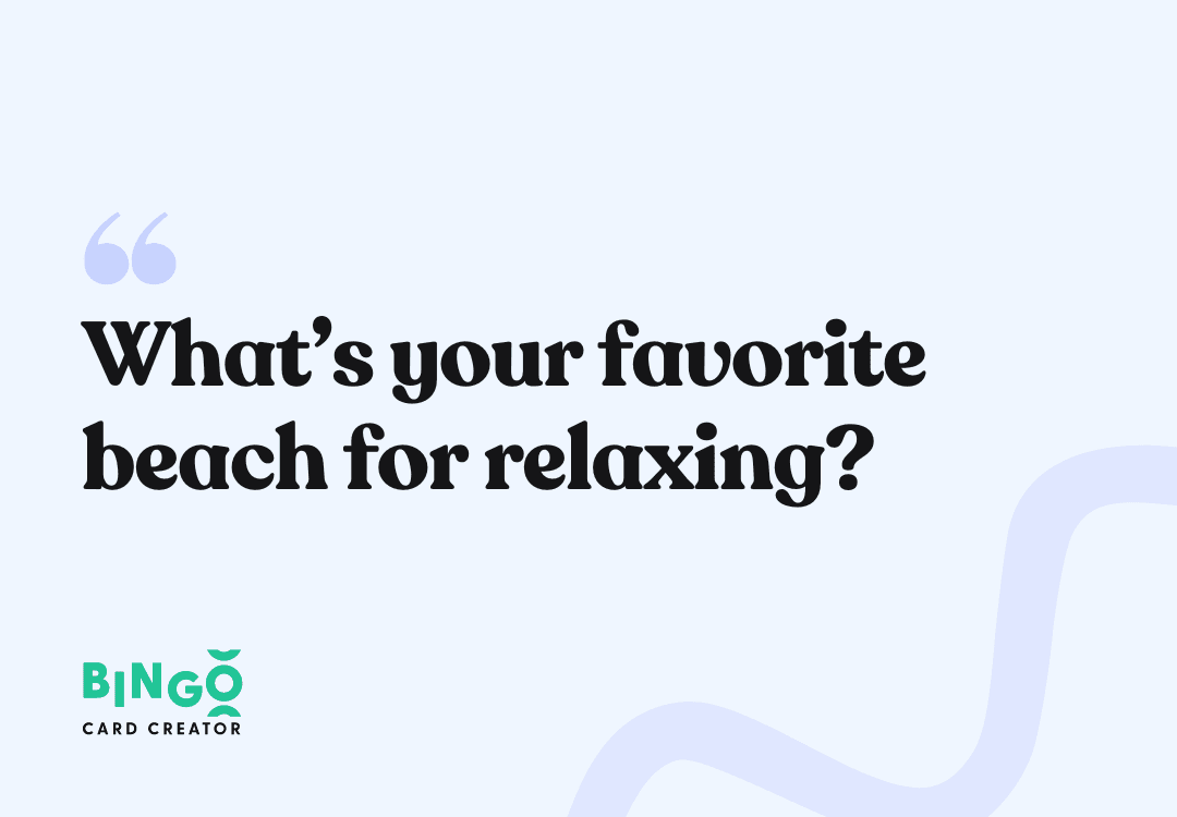 favorite beach for relaxing