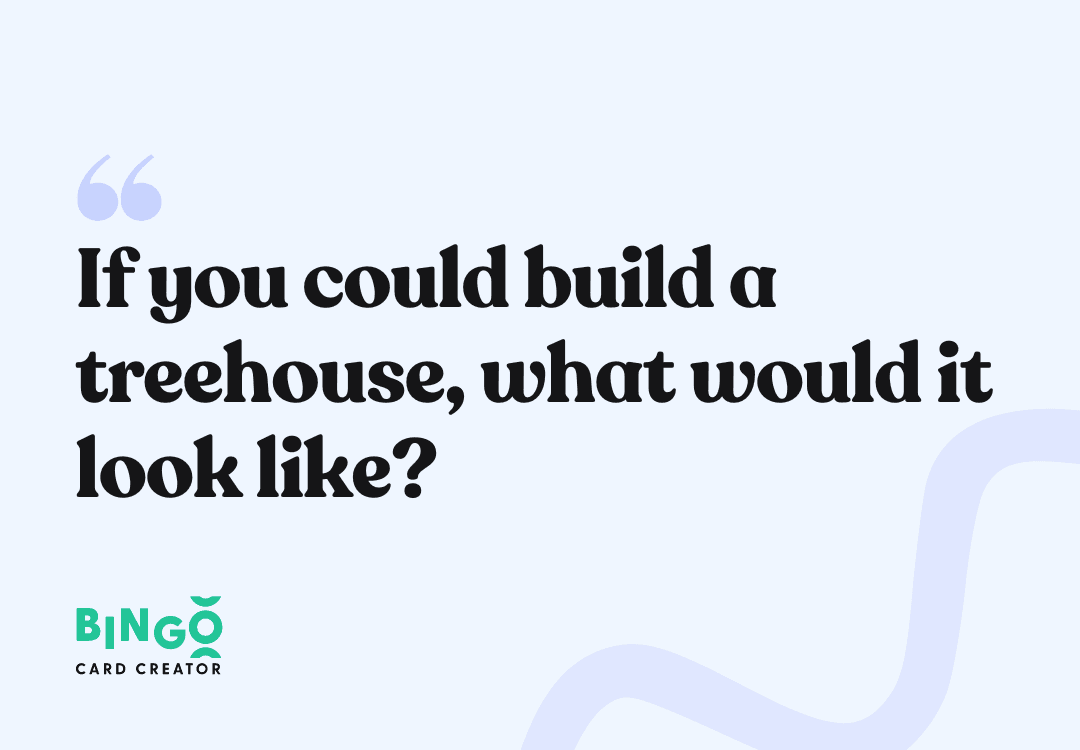 build a tree house
