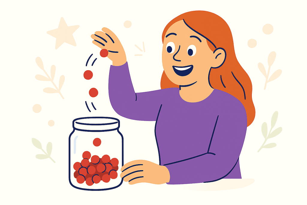 character with cranberries