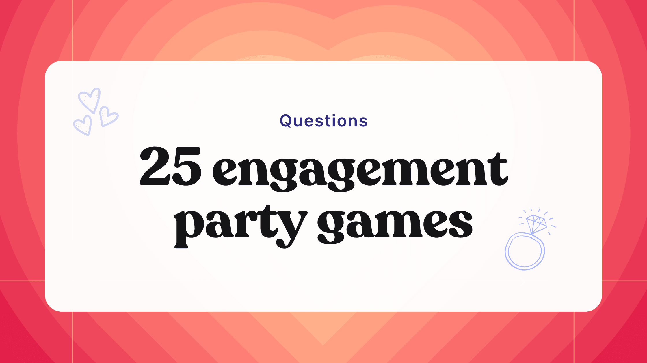 25 entertaining engagement party games
