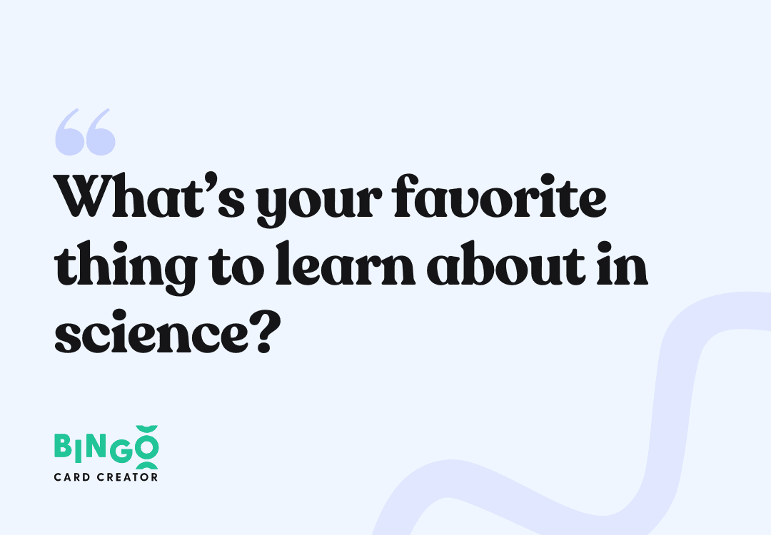 favorite thing in science