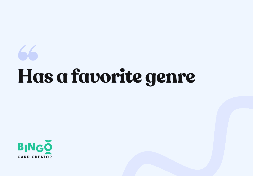 Has a favorite genre