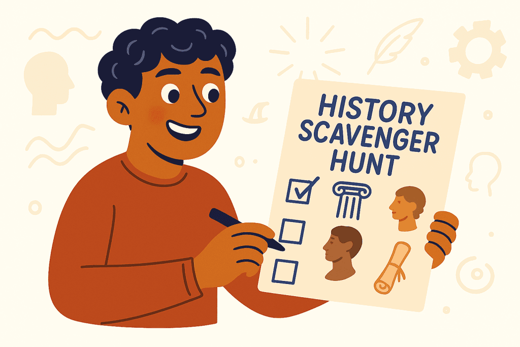 history scavenger hunt