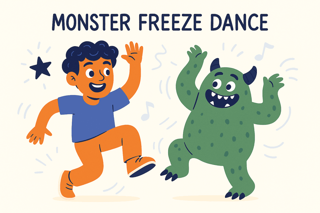 monster freeze dance