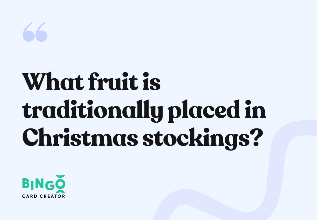 orange in stocking