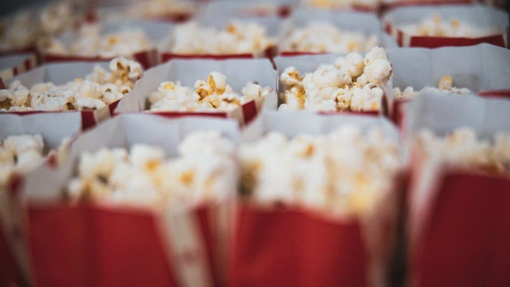 white rice on red tray
