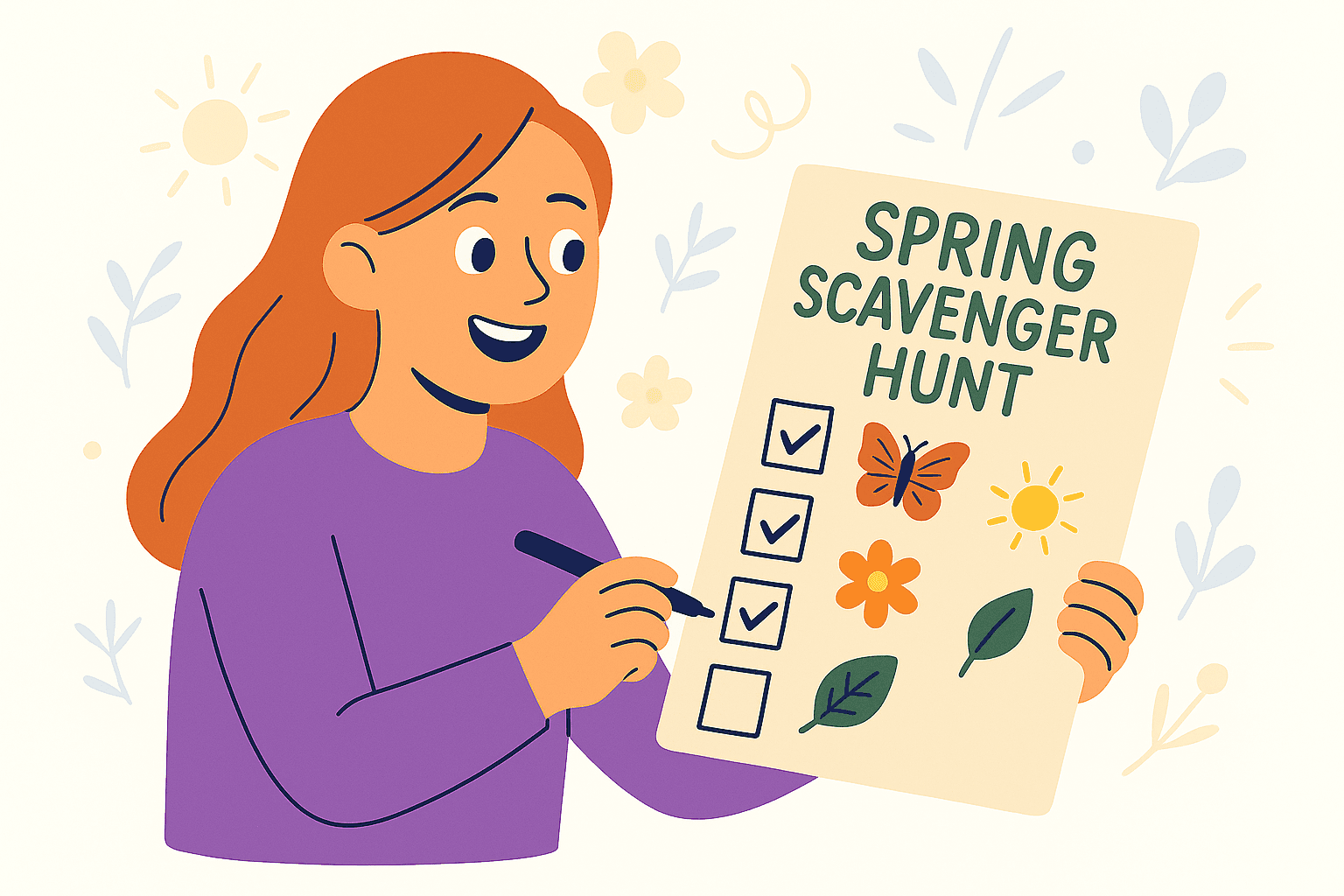 spring scavenger hunt