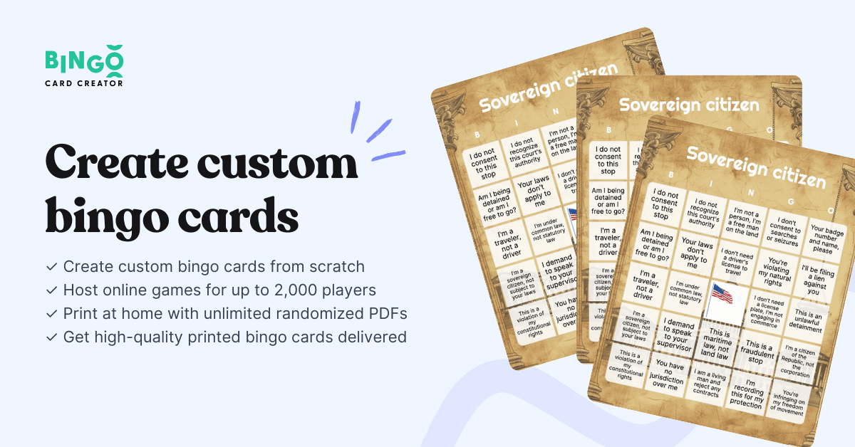 stacked sovereign bingo cards