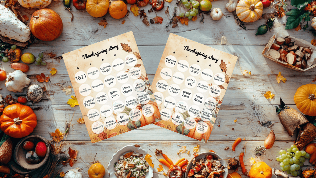 thanksgiving bingo cards