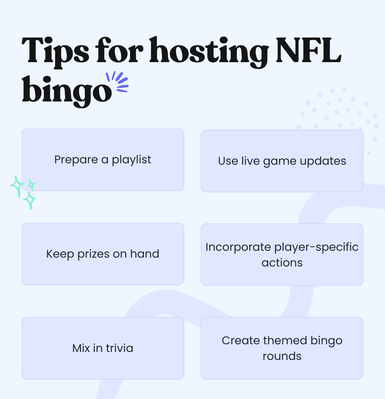 tips for hosting nfl game