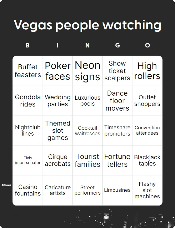 vegas people watching