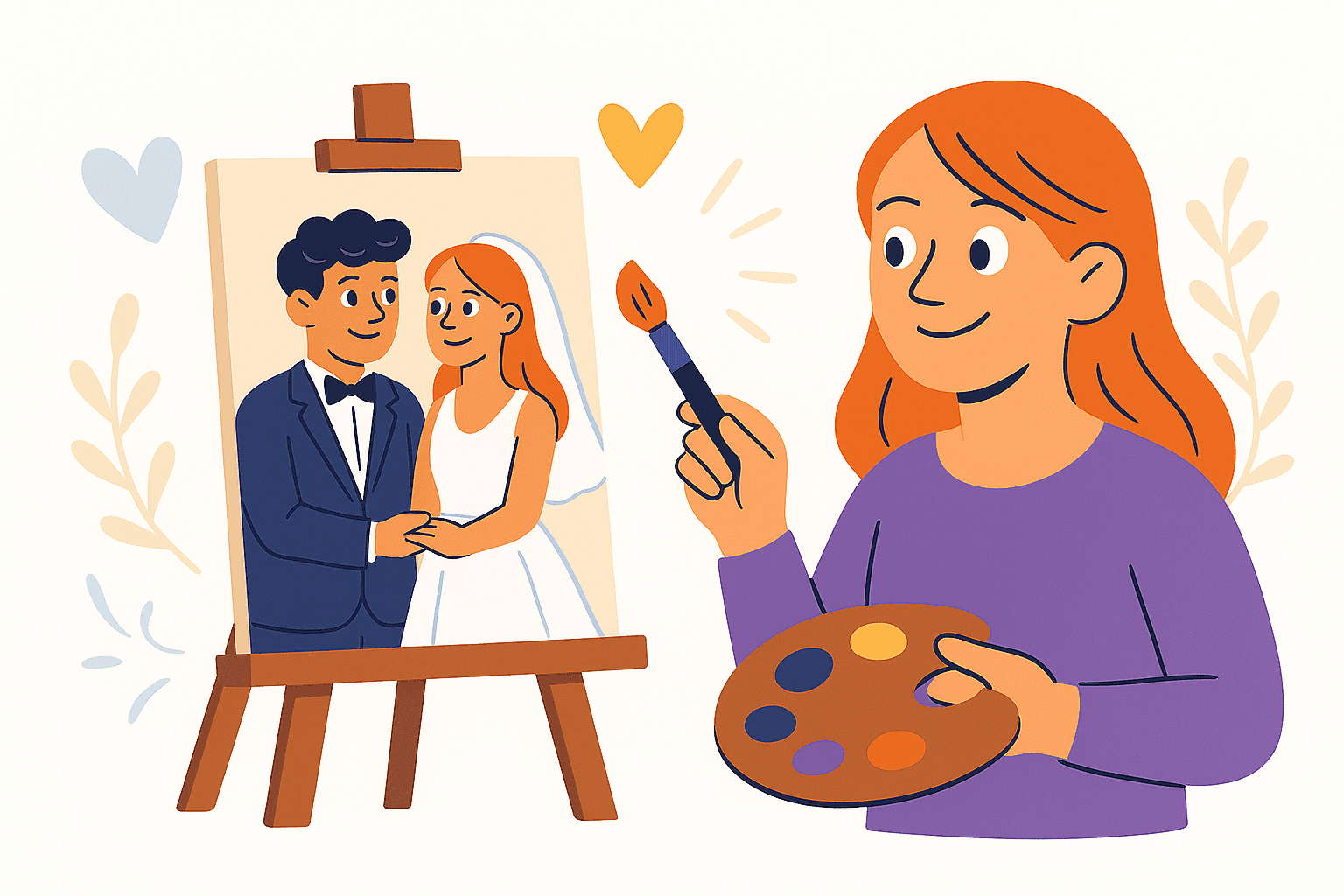 wedding painting