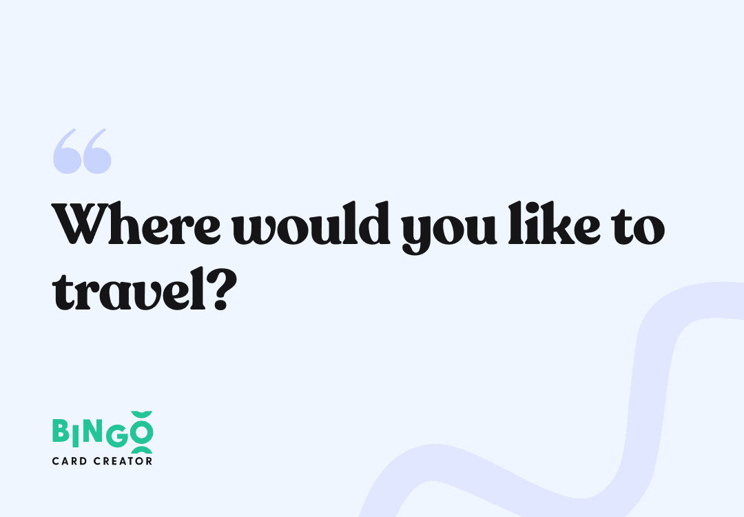 where would you like to travel