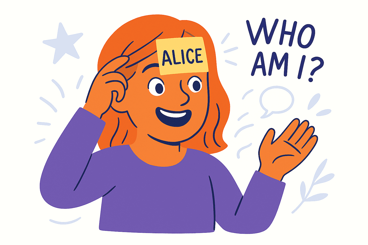 who am i character