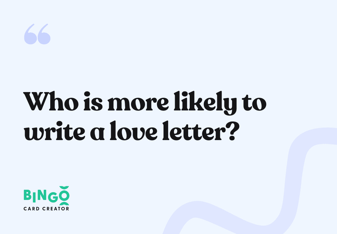 write a love letter