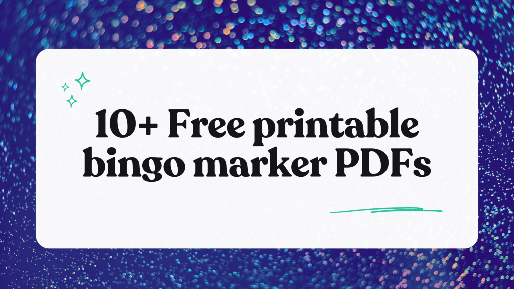 10  Free Printable Bingo Marker PDFs Bingo Card Creator 10  Free Printable Bingo Marker PDFs Bingo Card Creator