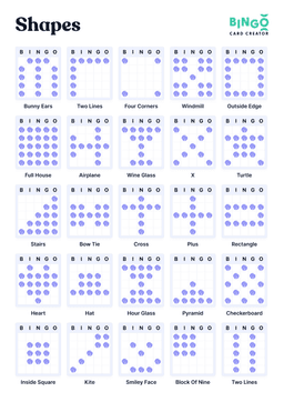Smiling Bingo Pattern The Ultimate Guide To Bingo Patterns - Bingo Card Creator