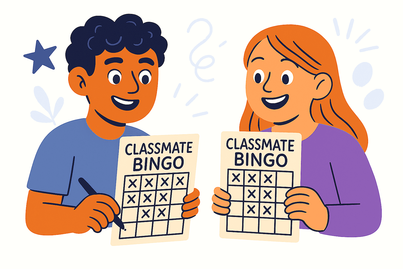 Card Classmate Classmate Bingo: Printable & Customizable - Bingo Card Creator